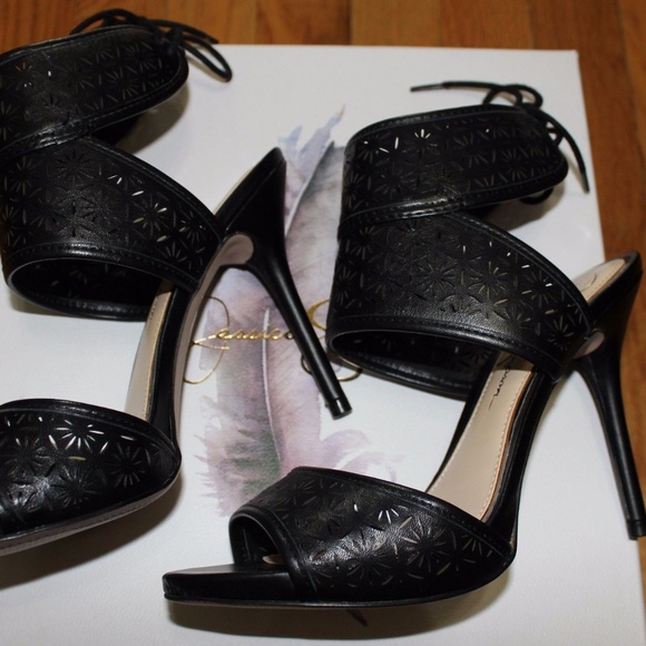 Jessica Simpson Shoes - JESSICA SIMPSON BARCIA BLK SOFT NAPA SLK SANDAL